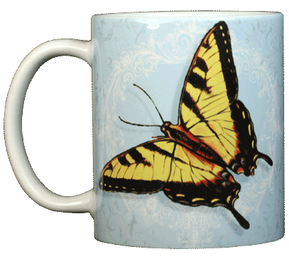 Tiger Swallowtail Ceramic Mug - Front