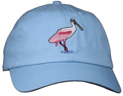 Roseate Spoonbill Embroidered Cap
