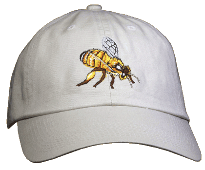 Honey Bee (Side View) Embroidered Cap