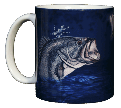 Large Mouth Bass Ceramic Mug