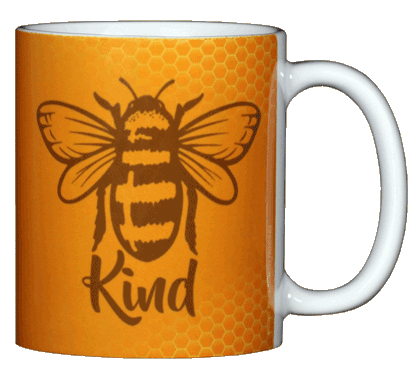 Bee Kind Ceramic Mug - Back