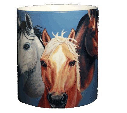 Horses Ceramic Mug