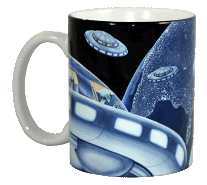 UFO Ceramic Mug