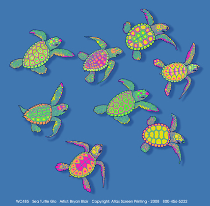 Sea Turtle Glow Youth T-shirt