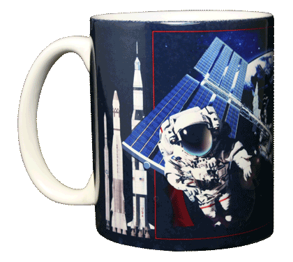 My Space Ceramic Mug - Front