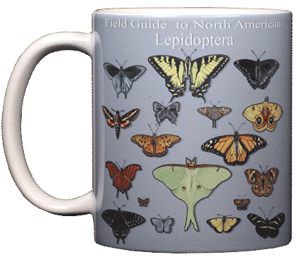 Lepidoptera Ceramic Mug - Front