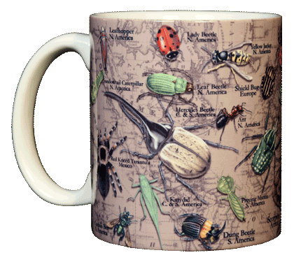 Insects, Etc. Ceramic Mug - Front