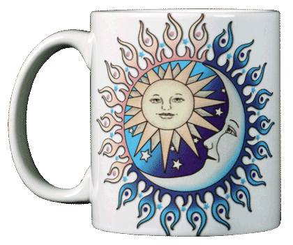 Sun Power Moon Glow Ceramic Mug