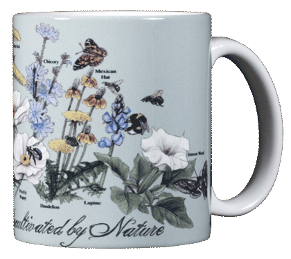Uncultivated By Nature Ceramic Mug - Back
