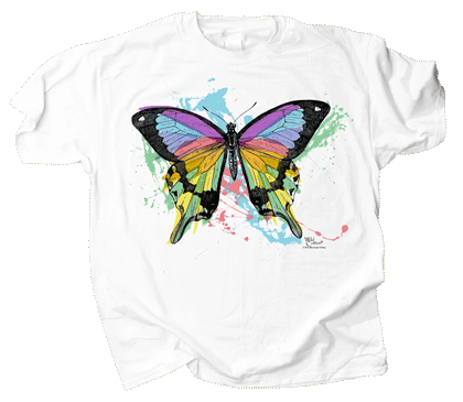 Butterfly Sun Splash Youth T-shirt