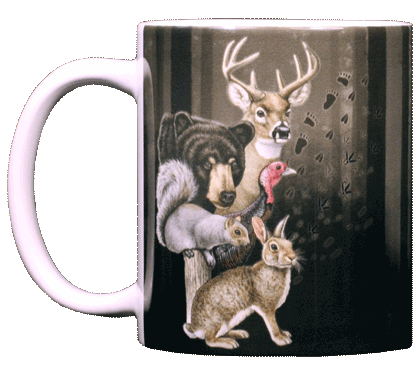 Wildlife Trax Ceramic Mug - Front