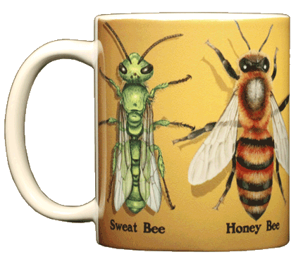 Bee Circle Ceramic Mug - Front
