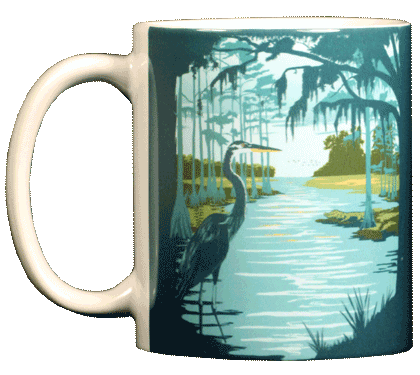 Swamp Life Ceramic Mug - Front