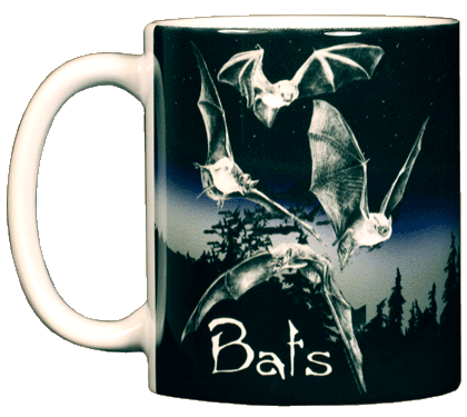 Discharge Bats Ceramic Mug - Front