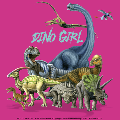 Dino Girl Youth T-shirt