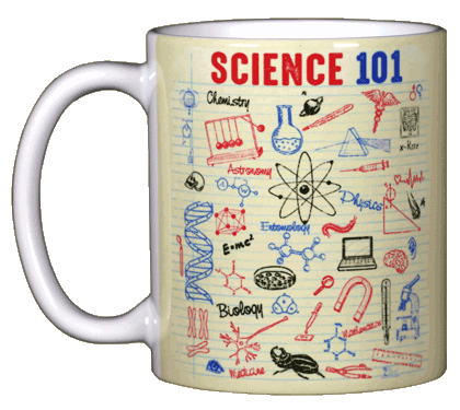 Science 101 Ceramic Mug - Front