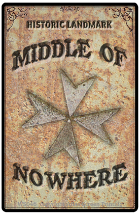 Middle of Nowhere 2" X 3" Magnet