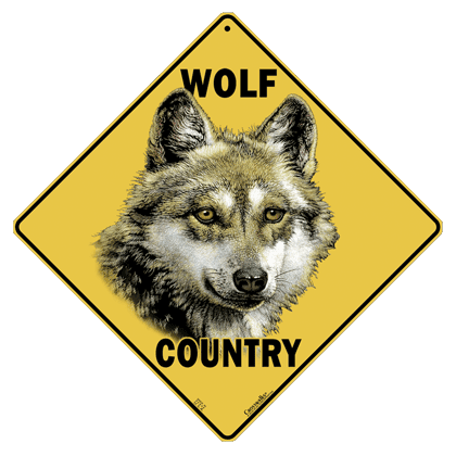Wolf Country Sign - DC