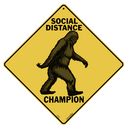 Bigfoot Social Distancing Champ