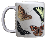 North American Butterflies Ceramic Mug