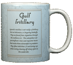 Gulf Fritillary Ceramic Mug - Back