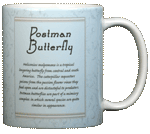 Postman Butterfly Ceramic Mug - Back