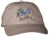 Bluebird Embroidered Cap