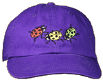 Ladybug Fun Youth Embroidered Cap