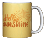 Hello Sunshine Ceramic Mug - Back