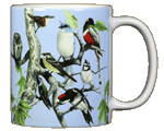 Canyon Birds Ceramic Mug - Back