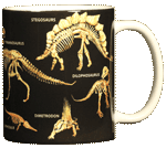 Dino Bones Ceramic Mug 