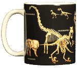 Dino Bones Ceramic Mug 
