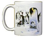 Penguins Ceramic Mug - Front