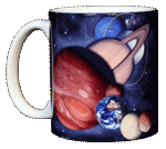Planets & Dwarf Planets Ceramic Mug - Front