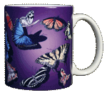 Butterfly Splash Ceramic Mug