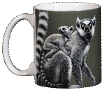Ring-tailed Lemurs Ceramic Mug
