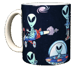 Alien Wrap Ceramic Mug - Front