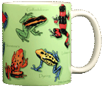 Dart Frogs Ceramic Mug - Back
