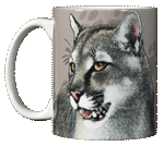 Cat Trax (FL Panther) Ceramic Mug - Front