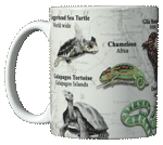 Reptiles of the World Ceramic Mug - Front