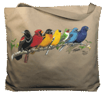Songbird Spectrum Canvas Tote
