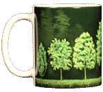 Trees Ceramic Mug - Front