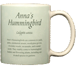 Anna's Hummingbird Ceramic Mug