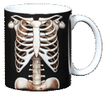 Skeleton Ceramic Mug - Back