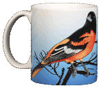 Baltimore Oriole Ceramic Mug - Front