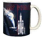 My Space Ceramic Mug - Back