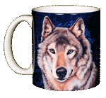 Lone Wolf Ceramic Mug