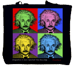 Imagine Einstein Canvas Tote - DC