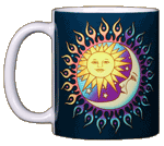 Sun Moon & Stars Ceramic Mug