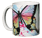 Butterfly Sun Splash Ceramic Mug